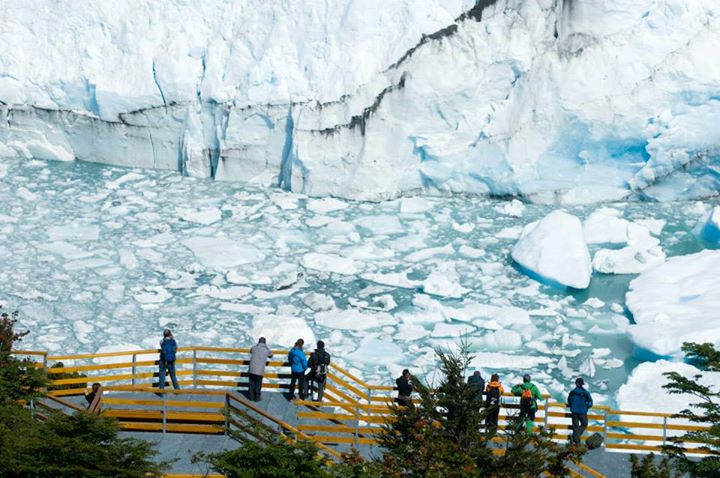 las pasarelas del Glaciar Perito Moreno