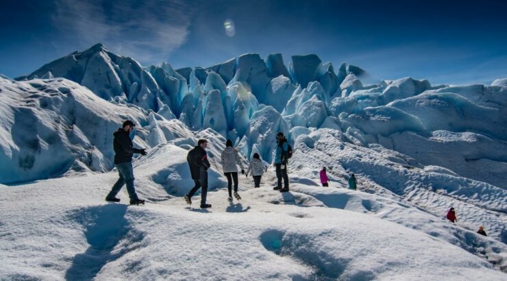 Big Ice, Trekking Sobre el Glaciar