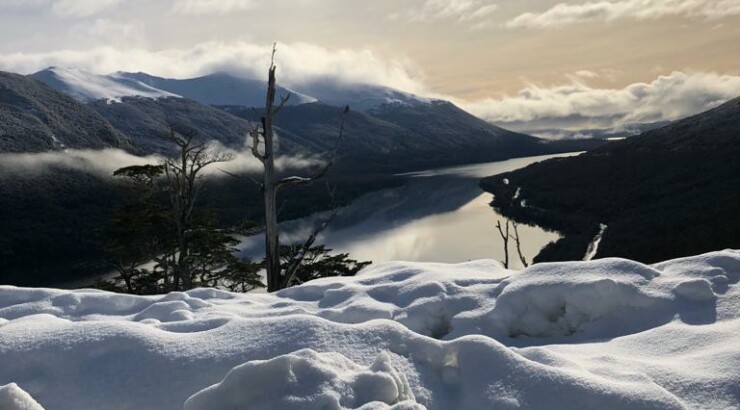 Lago Escondido y Centro Invernal