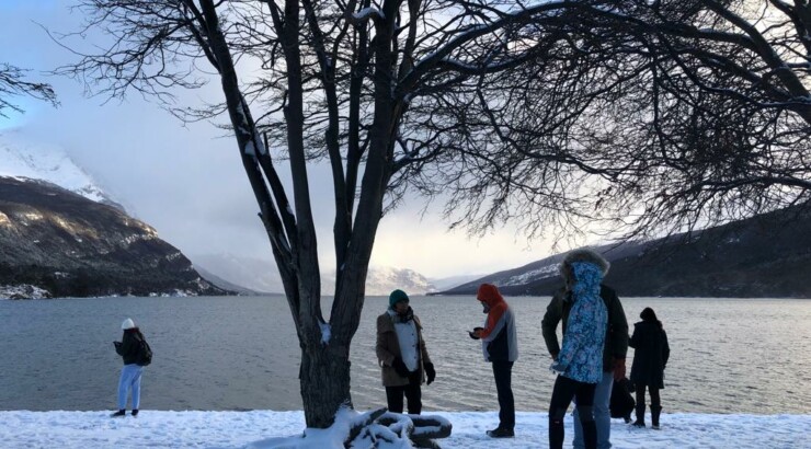 Lago Escondido y Centro Invernal